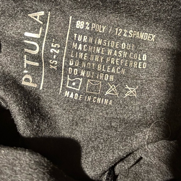 Ptula BAREPRO Ribbed Pocket Legging : 25" - Picture 6 of 6